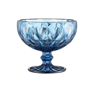 China Blue Vintage Pressed Glassware Collection