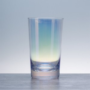 Creative Colorful Ion Plating Water Glass