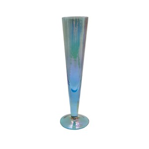 Hammered Glass Long Stem Martini Glasses Champagne Flutes For Wedding