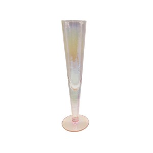 Hammered Glass Long Stem Martini Glasses Champagne Flutes For Wedding