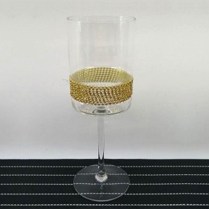 Champagne Flute Embedded with Rhinestone