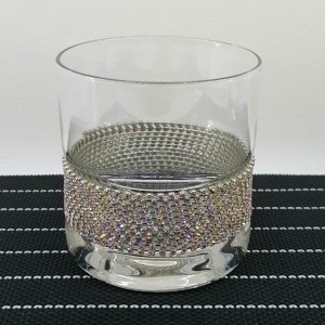 Champagne Flute Embedded with Rhinestone