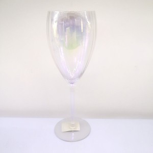 340ml Classical Vertical Rainbow Footed Wine Glasses