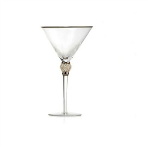 Martini Glass Embedded with Luxe Rhinestone