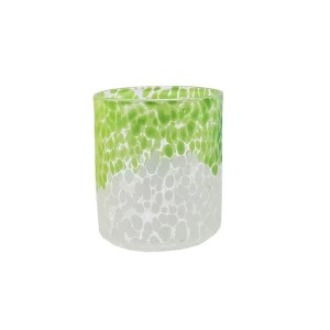 Multi Colored Spotted Glass Tumblers